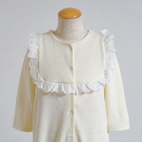 フリルレースロンパース ピンク 70・80cm – 10mois 公式